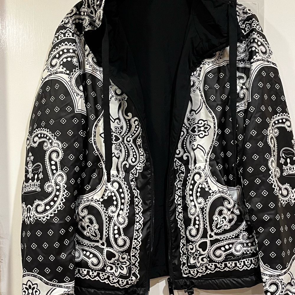 Dolce&Gabbana Reversible Paisley  Bomber Jacket. EURO42 Men but Unisex.🔥
